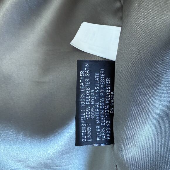 Wilsons Leather Pelle Studio Black Long Sleeve Button Front Coat Mens Sz 3XLT - Picture 16 of 16